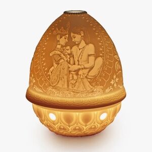 Lladro Divine Love Porcelain Lithophane Lamp New in Box